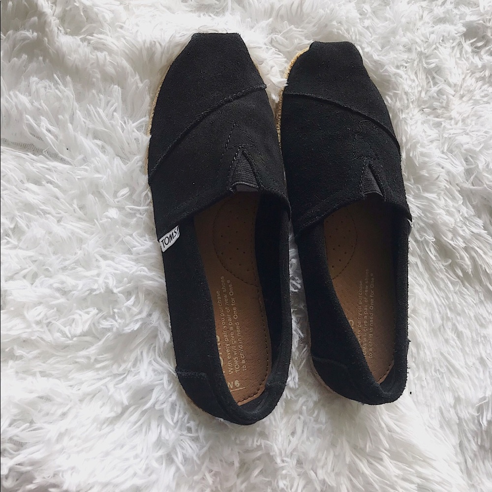 Black TOMS Shoes